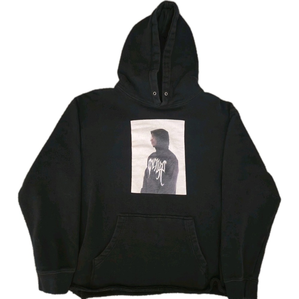 Revenge Hoodie Mens M Black Young Thug Smoke Skull Rap Graphic Streetwear